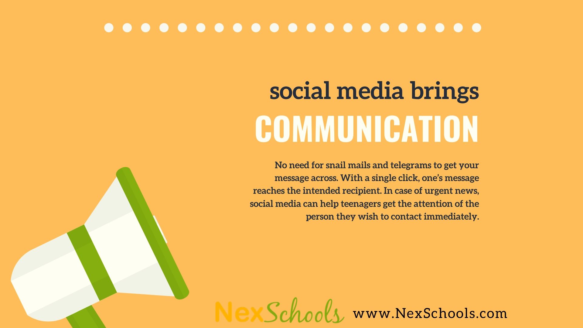 Positive Effects of Social Media on Teens, How To Use Social Media Meaningfully, A Guide by NexSchools.com for  Social Media Awareness for teens Schools, Download the guide, Social Media for Positive Communication