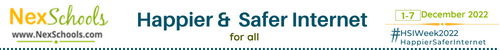 HSIWeek2022, Cyber Safety Awareness Week 2022, Advisory and Advocacy Committee MEembers of Happier Safer Internet for all, A School Project for Cyber Safety Education