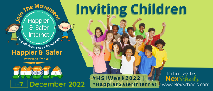HSIWeek2022, Children Get Involved to make safer internet, School children students join online safety campaign, Free Social impact change for school children, Schools Impact for Cyber Safety Awareness Week 2022, Acitivites and  courses for internet safety, gaming addiction movement, Awareness for primary school children, middle school chilren stdents, high school children, School get involved for #HSIWeek2022, Home schooler program for online dangers, cybersecurity 