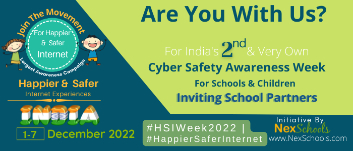 Schools cyber safety awareness wekk 2022 impact, schools cyber safety education program