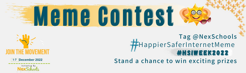 competition meme, meme contest, meme making contest, meme competition, meme making for cyber safety awareness week 2022, Happier and Safer Internet for all Meme Making Contest 2022, Children Meme Contest for online Safety, Happier Safer Internet Meme Contest, Tips for Online Safety Meme making Contest, Memes for education 21st century skills, educators meme contest for cyber safety awareness, Meme Contest for Teens, Meme Contest for Youth #HSIWeek2022, Cyber Safety events and Contests 2022, #HappierSaferInternet, I want to win Meme Contest, How to participate in Meme Contest