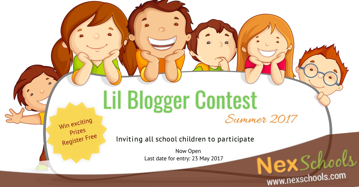 NexSchools Lil Blogger Contest -Summer 2017